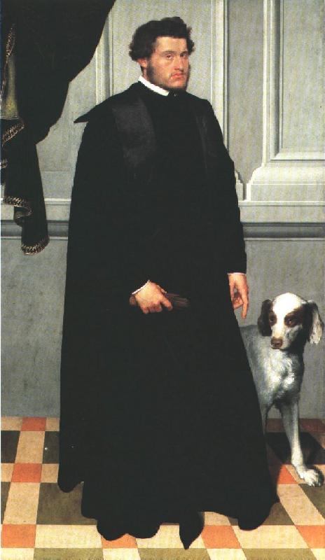 MORONI, Giovanni Battista Portrait of Antonio Navagero sg France oil painting art